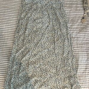 Floral Blue Skirt